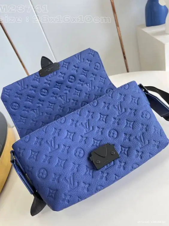 Official oldcobbler VUITTON S-Cape LOUIS Messenger-28*16*10cm 0523